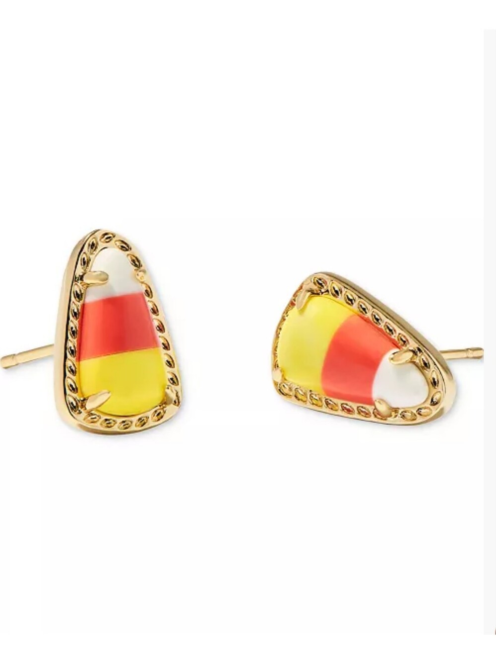 New Kendra Scott Candy Corn Stud Earrings Halloween